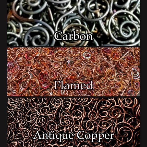 "Full of Love" Copper Coil Heart  #1060 - Image 16