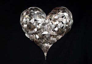Silver Plated Hearts