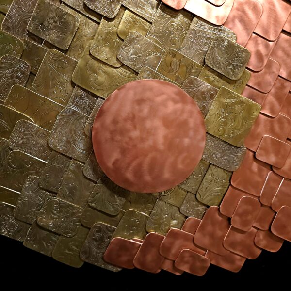 Copper Brass Exclusive Original Balance Yin Yang Wall Art Sculpture Refreshing Art Studio