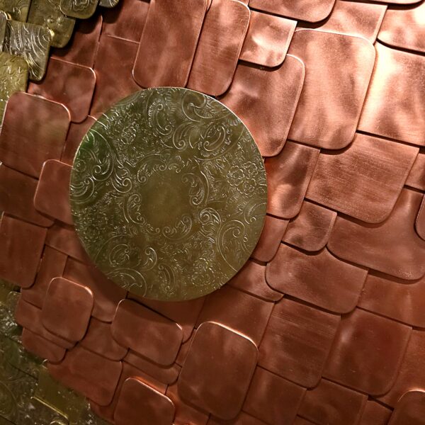Copper Brass Exclusive Original Balance Yin Yang Wall Art Sculpture Refreshing Art Studio