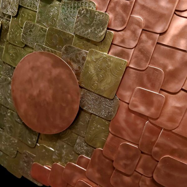 Copper Brass Exclusive Original Balance Yin Yang Wall Art Sculpture Refreshing Art Studio