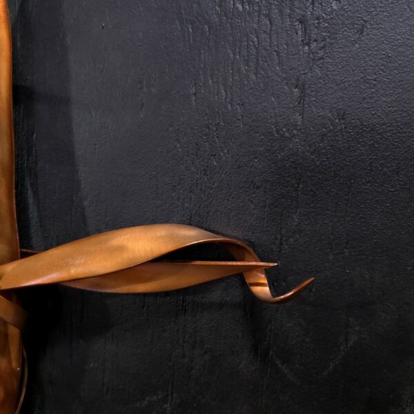 Copper Cross 2098 Golden Gloss Wall Art Sculpture Door Hanging Crucifix