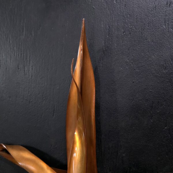 Copper Cross 2098 Golden Gloss Wall Art Sculpture Door Hanging Crucifix