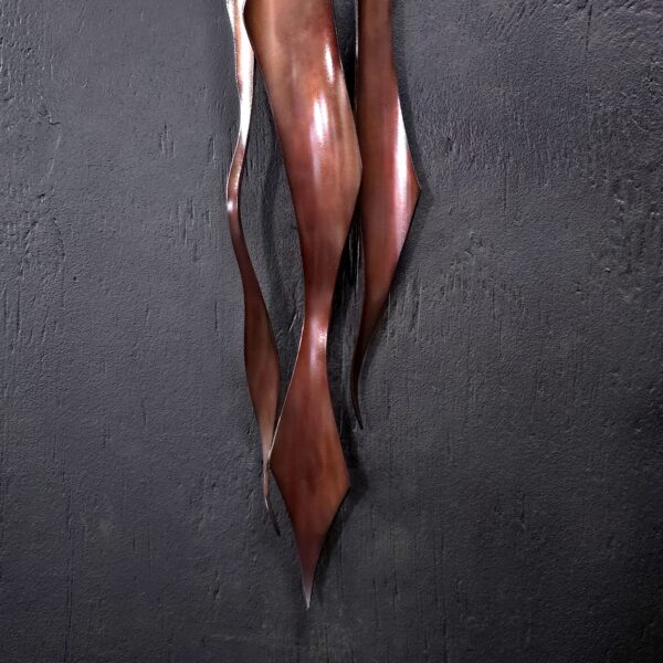Copper Cross 2099 Brown Trident Wall Art Sculpture Door Hanging Crucifix